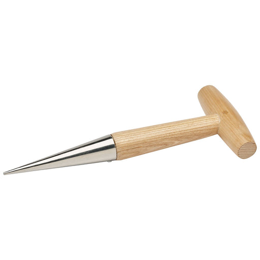 Draper Stainless Steel Dibber with Ash Handle 08679 Draper - Dynamic Drive