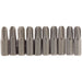 Draper Cross Slot Insert Bit, 1/4" Hex, 25mm Long, No.3 (Pack of 10) 64087 Draper - Dynamic Drive
