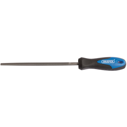 Draper Soft Grip Engineer's Round File and Handle, 150mm 00012 Draper - Dynamic Drive