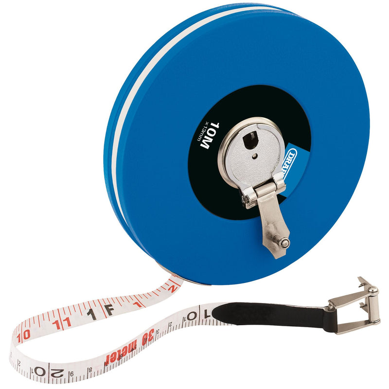 Draper Fibreglass Measuring Tape, 10m/33ft x 13mm 88213 Draper - Dynamic Drive