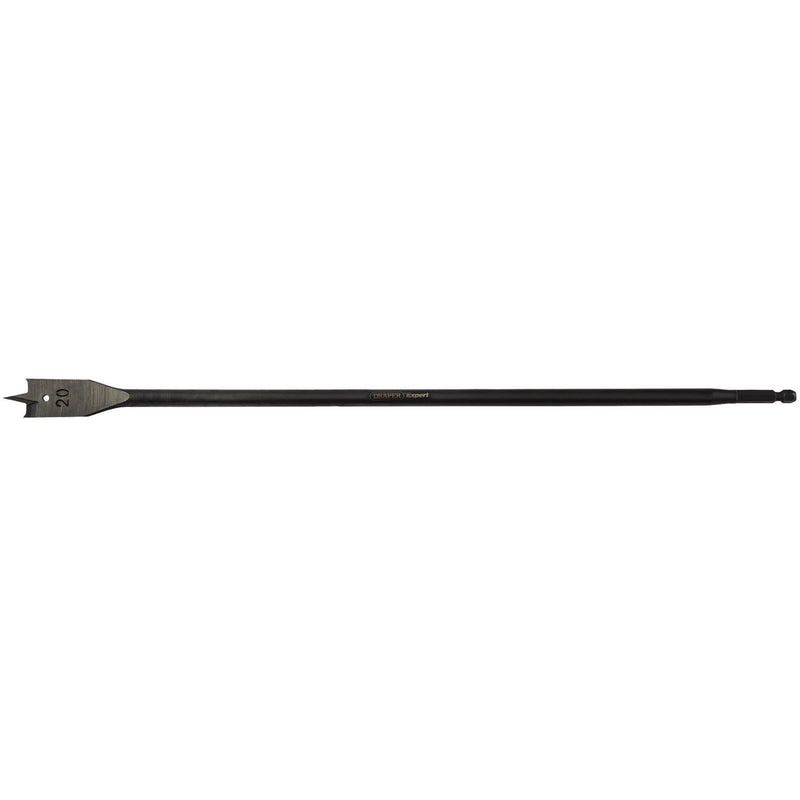 Draper Extra Long Flat Wood Bit, 405mm, 20mm 67541 Draper - Dynamic Drive