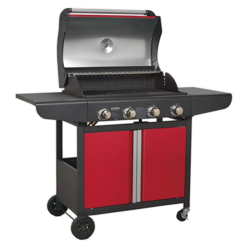 Sealey Gas BBQ 4 Burner BBQ10 Sealey - Dynamic Drive