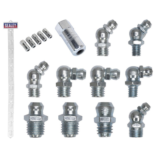 Sealey Clip Strip Deal - Grease Nipples & Connectors GNCSET Sealey - Dynamic Drive