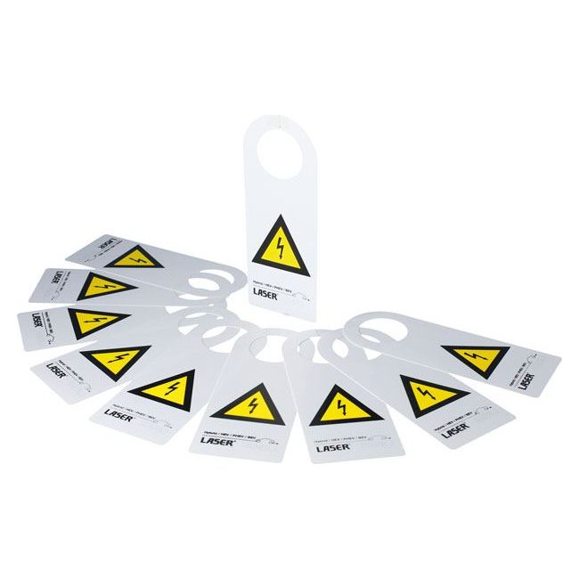 Laser Hybrid/EV Warning Sign 10pc 8049 Laser - Dynamic Drive
