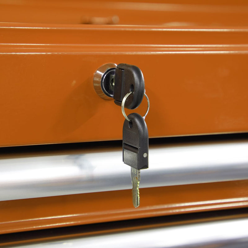 Sealey Topchest 5 Drawer with Ball-Bearing Slides Orange AP26059TO Sealey - Dynamic Drive
