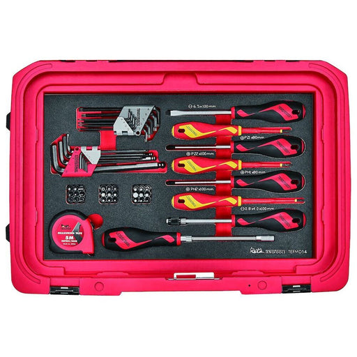 Teng Tools Screwdriver & Hex/TX Key Set 1 FOAM3 54 Pieces Teng Tools - Dynamic Drive