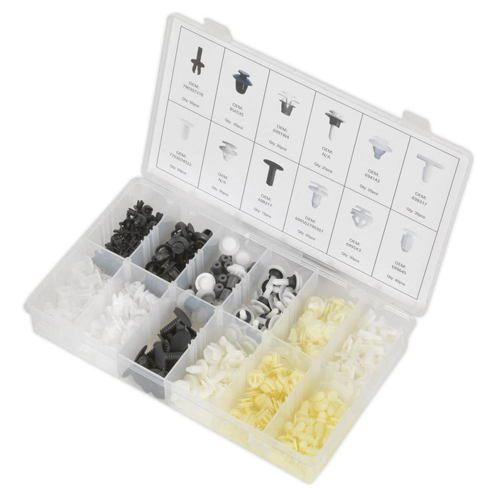 Sealey Trim Clip Assortment for Peugeot & Citroen 345pc BTC06 Sealey - Dynamic Drive