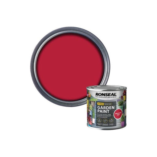 Ronseal Garden Paint Moroccan Red 250ml Ronseal - Dynamic Drive