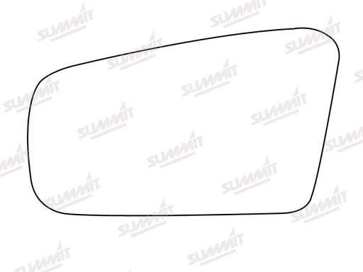 Summit Stick-On Standard Mirror Glass fits Mazda 323 LHS Summit - Dynamic Drive