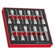 Teng Tools 1/2" Long Hex & TX Bit Socket Set FOAM2 17 Pieces Teng Tools - Dynamic Drive
