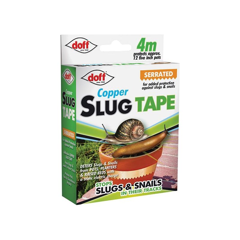 Doff Slug & Snail Adhesive Copper Tape 4m DOFF - Dynamic Drive