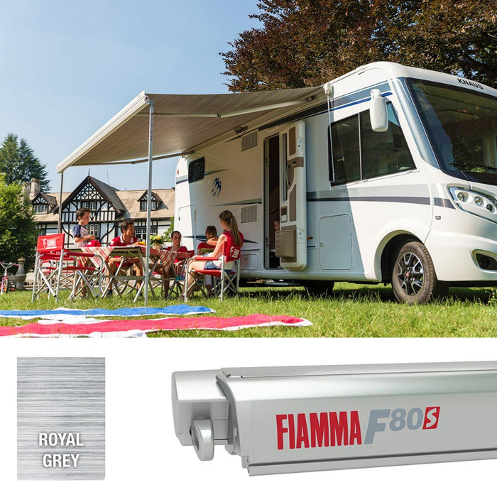 Fiamma Titanium F80S 450 Royal Grey Fabric Fiamma - Dynamic Drive