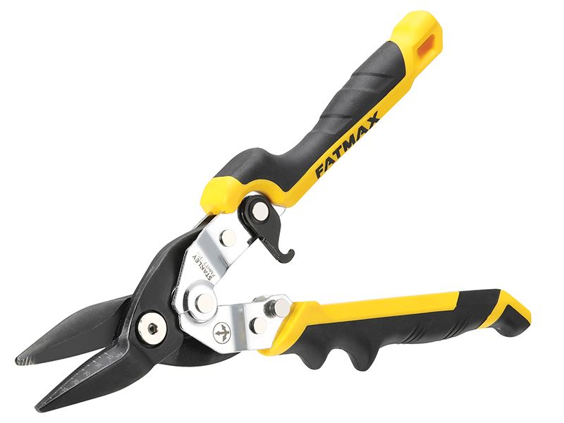 Stanley® Hand Tools FatMax® Yellow Ergo Aviation Snips Straight Cut 250mm (10in) STANLEY® Hand Tools - Dynamic Drive