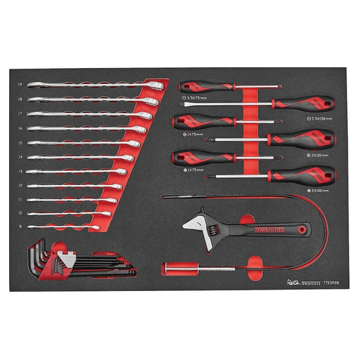 Teng Tools General Tool Set FOAM4X4 28 Pieces Teng Tools - Dynamic Drive