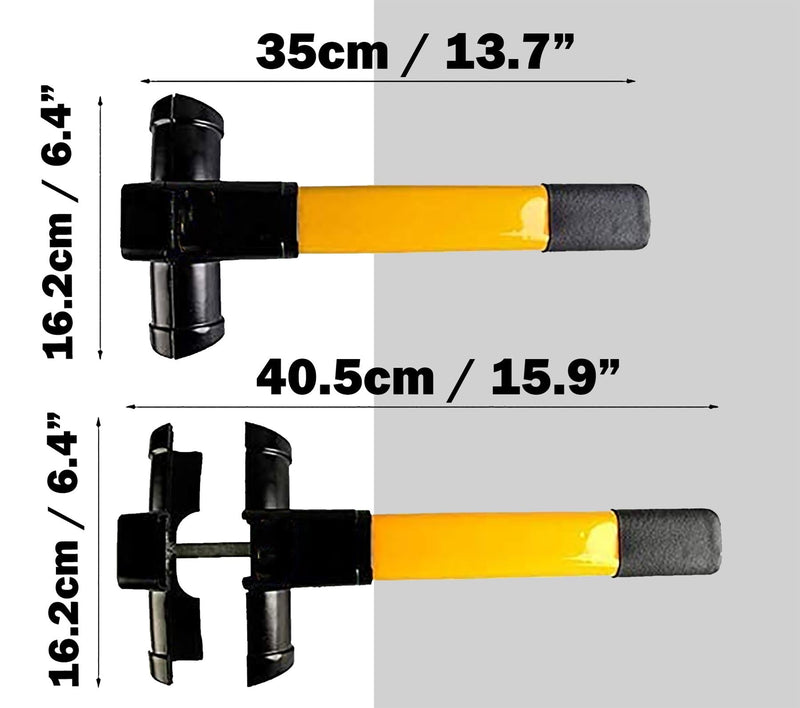 ZEKER SWL200 T-Bar Steering Wheel Heavy Duty Locking Mechanism Simply - Dynamic Drive