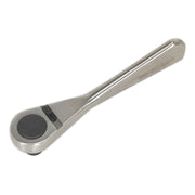 Sealey Bit Driver Ratchet Micro 1/4"Hex Stainless Steel AK6961 Sealey - Dynamic Drive