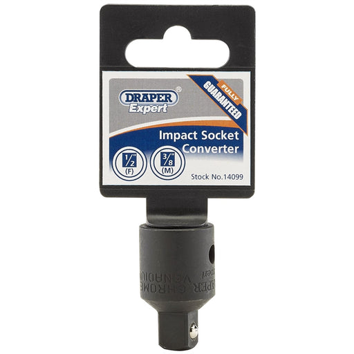 Draper Impact Socket Converter, 1/2"(F) x 3/8"(M) 14099 Draper - Dynamic Drive