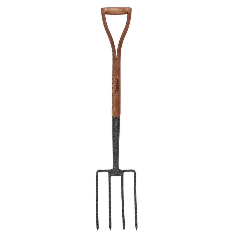 Draper Carbon Steel Garden Fork with Ash Handle 14301 Draper - Dynamic Drive