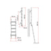 Fiamma Deluxe 5D Folding Ladder Fiamma - Dynamic Drive