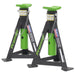 Sealey Axle Stands (Pair) 3tonne Capacity per Stand Green AS3G Sealey  - Dynamic Drive