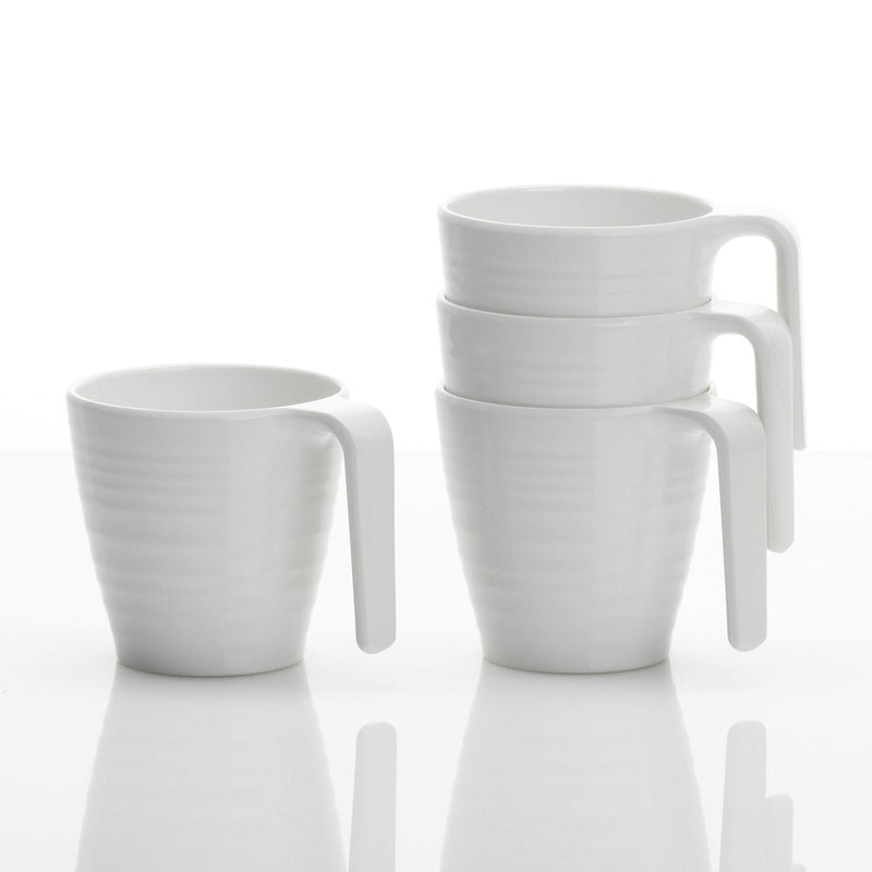 Soft White Stacking Mug (4) SW423 Flamefield - Dynamic Drive