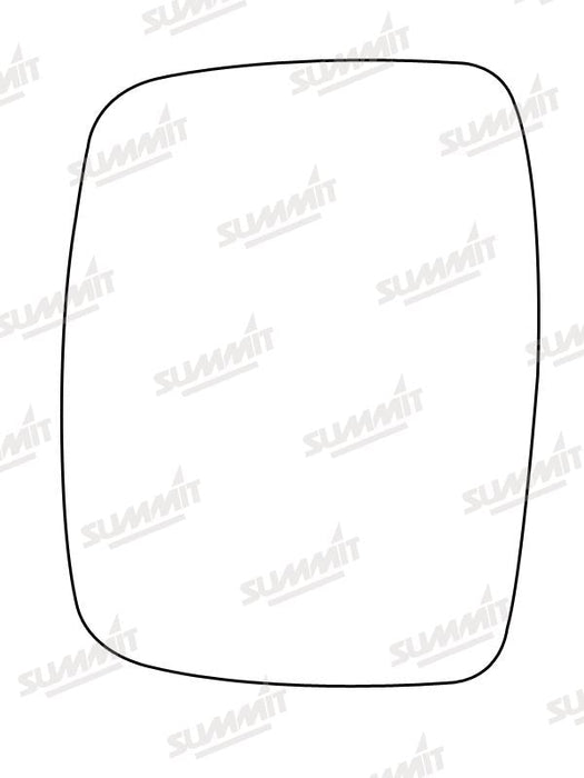 Summit Stick-On Commercial Mirror Glass fits Mercedes Vito Van Summit - Dynamic Drive