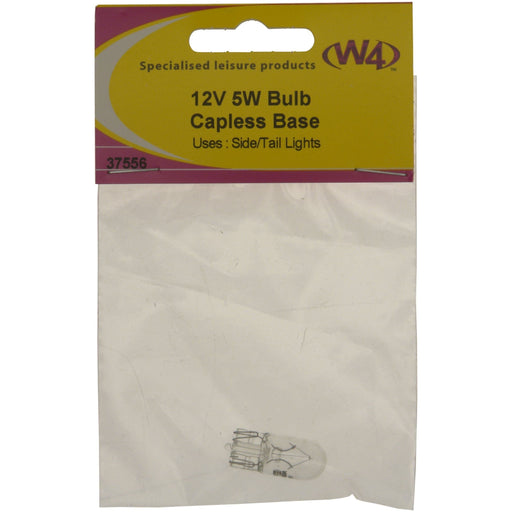 MDS1203 W4 12V 5W Capless Bulb 37556 W4 - Dynamic Drive