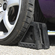 Sealey Rubber Wheel Chocks Pair WC01 Sealey - Dynamic Drive