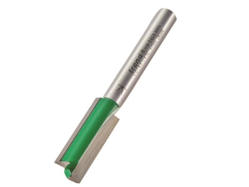Trend C014 x 1/4 TCT Two Flute Cutter 9.5 x 25.4mm Trend - Dynamic Drive