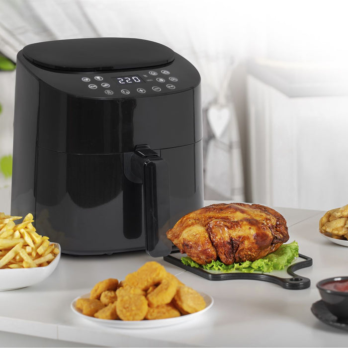 Baridi 3.5L Low Fat Air Fryer with Digital Rapid Air Oil Free Circulation Baridi  - Dynamic Drive