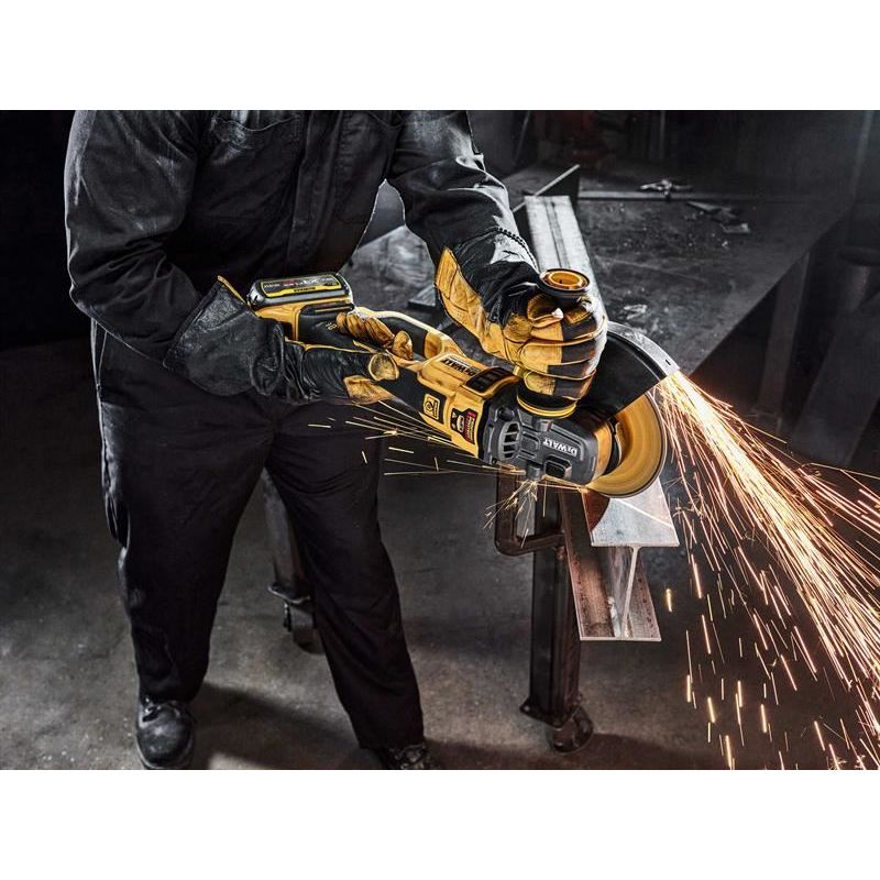 Dewalt Power Tools DCG460X2XR FlexVolt Angle Grinder 54V 2 x 3.0Ah Li-ion DeWALT Power Tools - Dynamic Drive