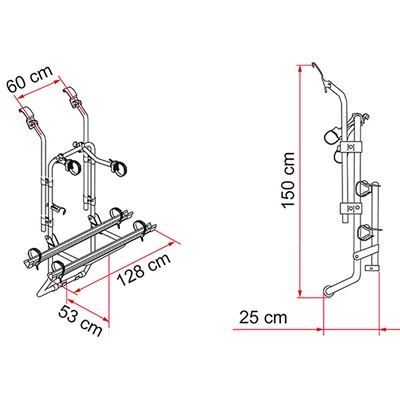02093A60A CARRY BIKE TRANSIT Fiamma  - Dynamic Drive