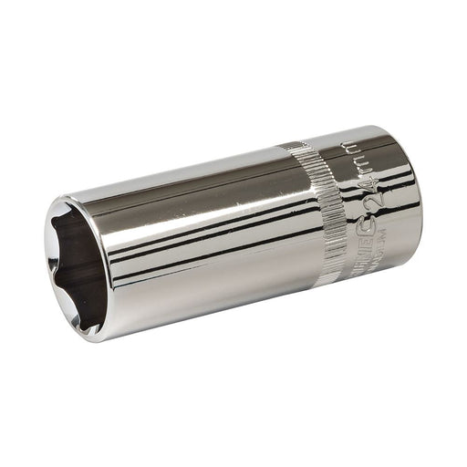 Silverline Deep Socket 1/2" Drive 6pt Metric 24mm Silverline - Dynamic Drive