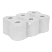 Sealey Paper Roll White 2-Ply Embossed 150m Pack of 6 WHT150 Sealey - Dynamic Drive
