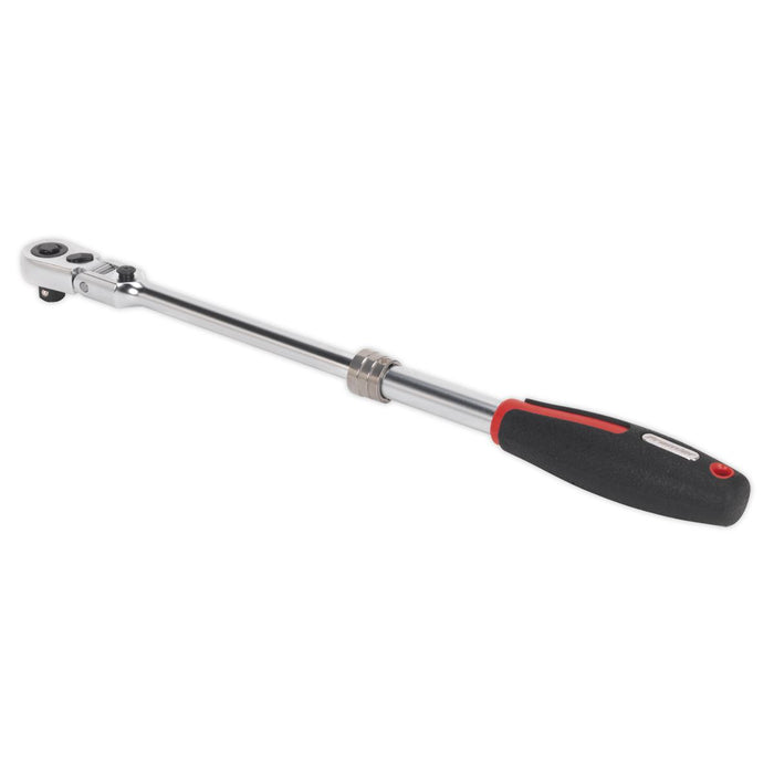 Sealey Ratchet Wrench 3/8"Sq Drive Flexi-Head Extendable Platinum Series AK8983 Sealey - Dynamic Drive