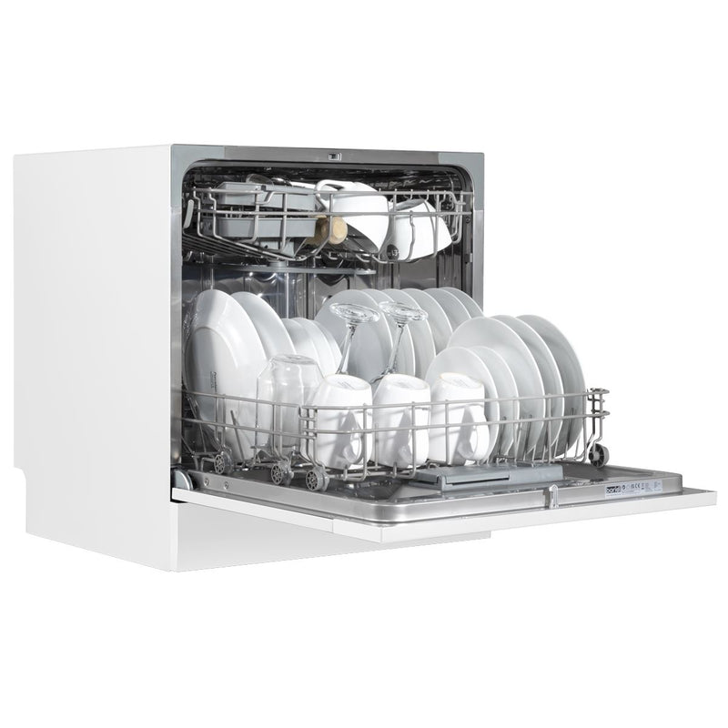 Baridi Tabletop Dishwasher 8 Place Settings 8L Capacity - White DH86 Baridi - Dynamic Drive