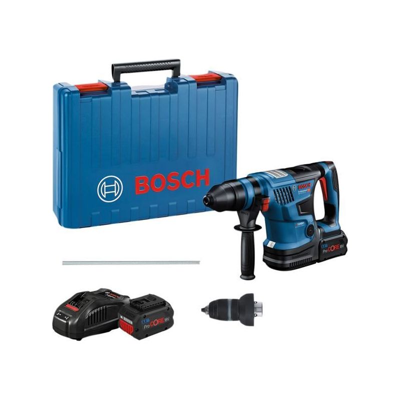 Bosch GBH 18V-34 CF Pro BITURBO SDS-Plus Rotary Hammer 18V 2 x 5.5Ah ProCORE18V Li-ion Bosch - Dynamic Drive