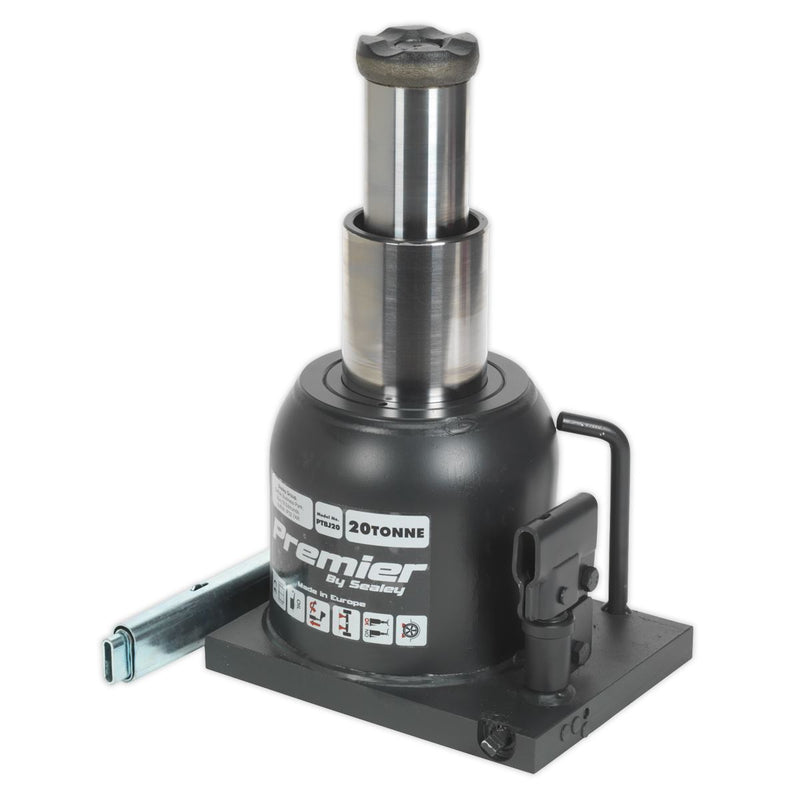 Sealey Premier Telescopic Bottle Jack 20 Tonne PTBJ20 Sealey - Dynamic Drive