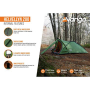 Vango Helvellyn 200 Tent Pamir Green Vango - Dynamic Drive