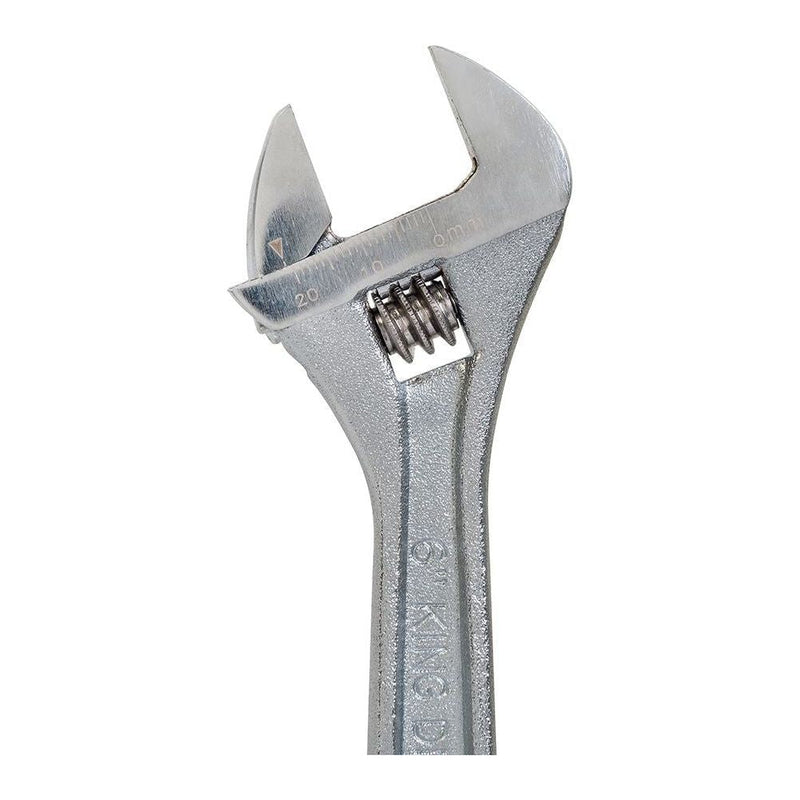 King Dick Adjustable Wrench Chrome 6" King Dick - Dynamic Drive