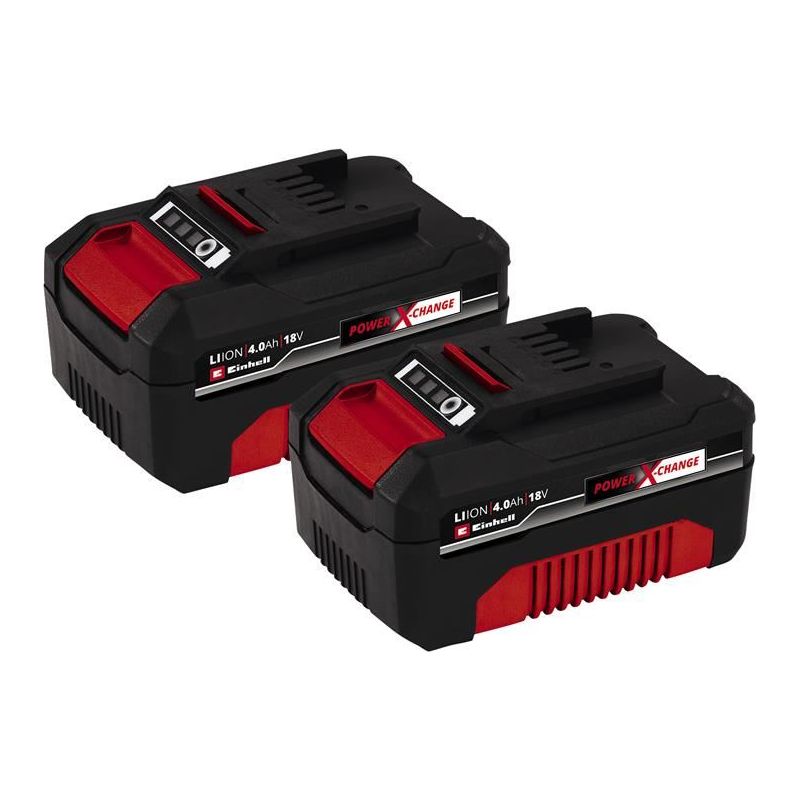 Einhell Power X-Change Battery Twin Pack 18V 4.0Ah Li-ion Einhell - Dynamic Drive