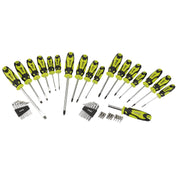 Draper Screwdriver, Hex Key and Bit Set, Green (44 Piece) 78619 Draper - Dynamic Drive