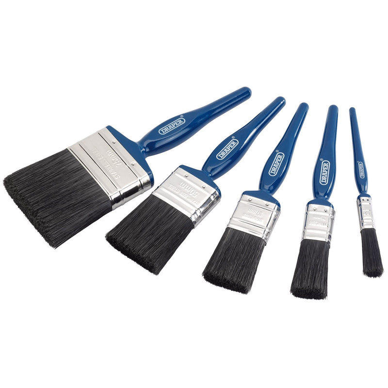 Draper Natural Bristle Paint Brush Set (5 Piece) 82502 Draper - Dynamic Drive