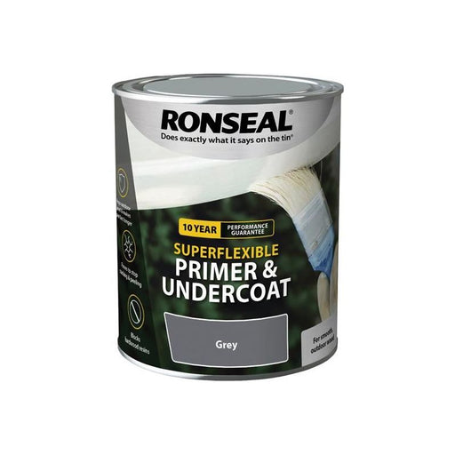 Ronseal Superflexible Primer & Undercoat Grey 750ml Ronseal - Dynamic Drive