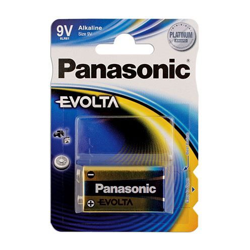 Connect Pansonic Evolta PP3 9V Battery 1pc x 12 30649 Tool Connection - Dynamic Drive