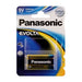 Connect Pansonic Evolta PP3 9V Battery 1pc x 12 30649 Tool Connection - Dynamic Drive