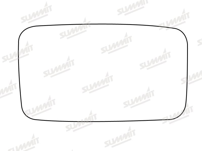 Summit Stick-On Standard Mirror Glass fits VW Golf Mk3 RHS Summit - Dynamic Drive