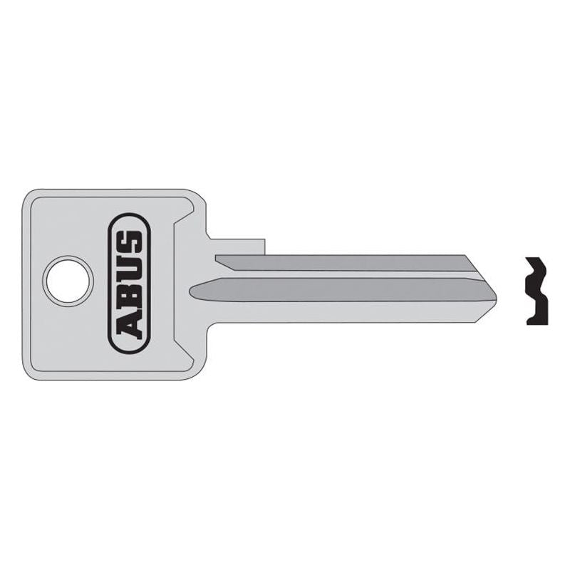 Abus Mechanical 85/50 50mm +60 Left Hand Key Blank ABUS Mechanical - Dynamic Drive