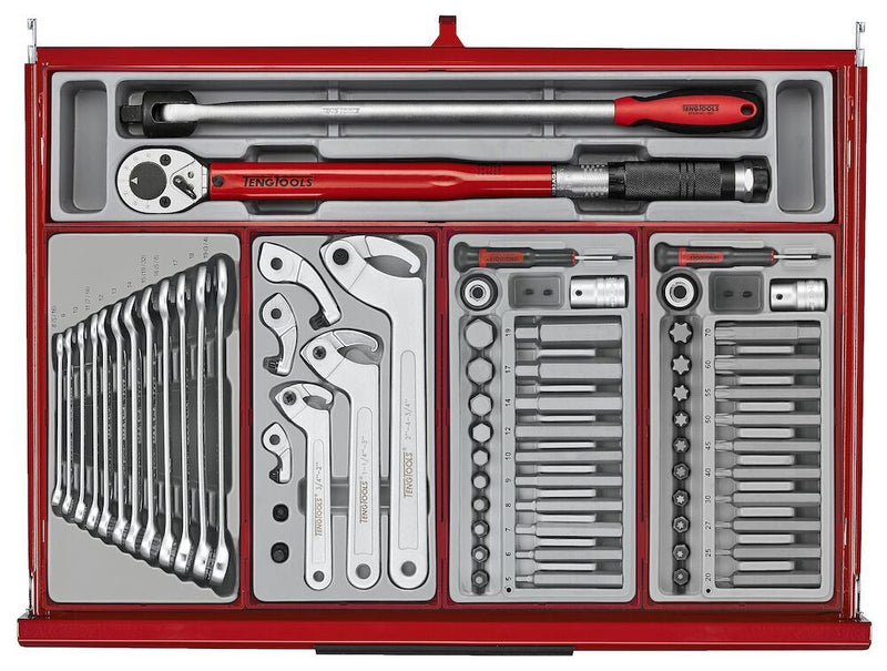 Teng Tools 26" PRO35™ stack tool kit 753 pieces red Town Tools - Dynamic Drive