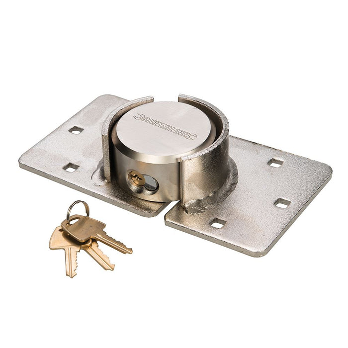 Silverline Heavy Duty Van Lock & Hasp 73mm Silverline - Dynamic Drive